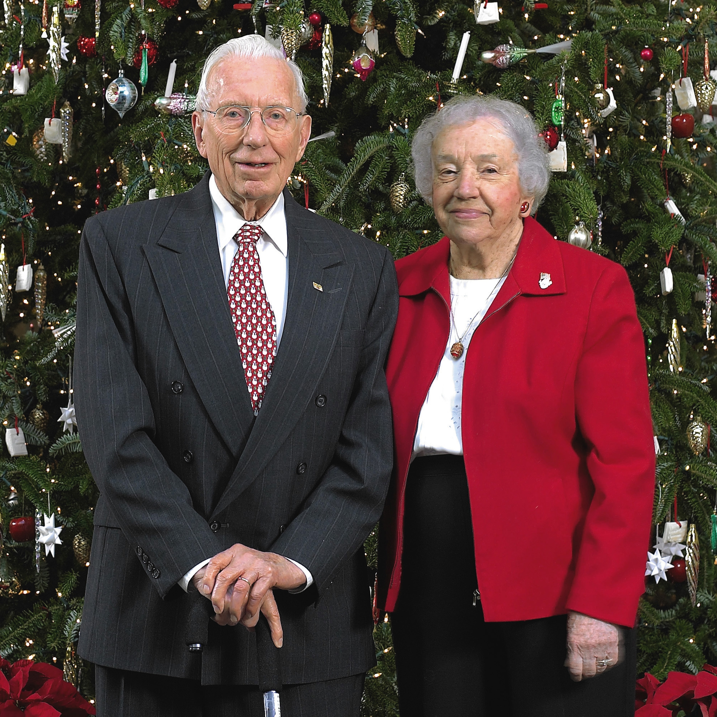 Fred and Lena Meijer in 2006 being honored as Jack Chaille Community Philanthropist Award Recipients