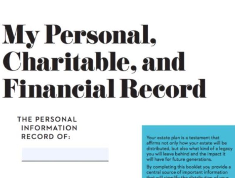 Organizing Your Estate: A Simple First Step